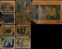 3s0383 LOT OF 9 LOBBY CARDS IN POOR CONDITION 1930s cool images from extremely rare titles!