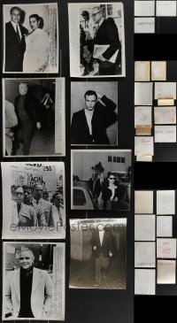 3s0576 LOT OF 19 MARLON BRANDO MOSTLY NEWS PHOTOS 1950s-1970s candid images of the leading man!