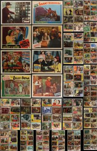 3s0342 LOT OF 182 COWBOY WESTERN LOBBY CARDS 1940s-1970s great scenes from several movies!