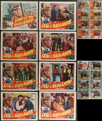 3s0375 LOT OF 24 1950-51 TIM HOLT COWBOY WESTERN LOBBY CARDS 1950-1951 complete sets from 3 movies!