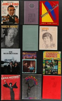 3s0281 LOT OF 12 MOVIE MAGAZINES & SOUVENIR PROGRAMS 1960s-1970s James Bond, Marilyn Monroe & more!