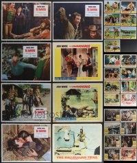 3s0365 LOT OF 39 COWBOY WESTERN LOBBY CARDS 1960s incomplete sets from several movies!