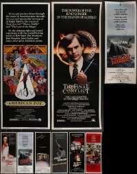 3s0110 LOT OF 13 UNFOLDED 1980S INSERTS 1980s great images from a variety of different movies!