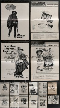 3s0454 LOT OF 16 UNCUT MGM PRESSBOOKS 1950s-1970s advertising for a variety of different movies!