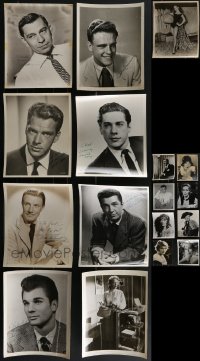 3s0498 LOT OF 17 SIGNED 8X10 STILLS 1950s-1960s great portraits of Broadway actors & actresses!