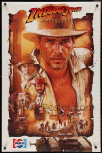 3s0039 LOT OF 4 UNFOLDED INDIANA JONES & THE LAST CRUSADE 23x35 SPECIAL POSTERS 1989 Drew art!
