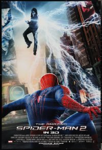 3s0084 LOT OF 4 UNFOLDED DOUBLE-SIDED 27X40 AMAZING SPIDER-MAN 2 ONE-SHEETS 2014 Andrew Garfield!