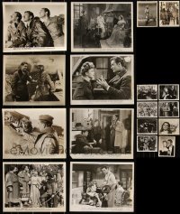 3s0578 LOT OF 18 ERROL FLYNN 8X10 STILLS 1930s-1950s scenes & portraits from some of his movies!