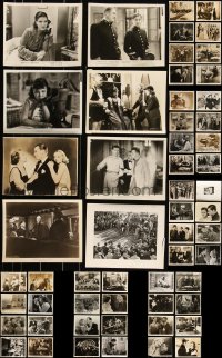 3s0551 LOT OF 56 1930S 8X10 STILLS 1930s great scenes from a variety of different movies!