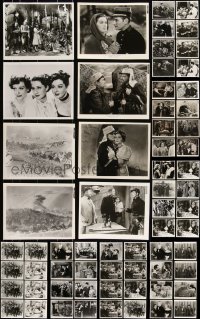 3s0536 LOT OF 87 1970S REPROS & RE-STRIKES OF 1930S 8X10 STILLS 1970s classic movie scenes!