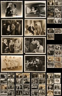 3s0544 LOT OF 67 1930S 8X10 STILLS 1930s great scenes from a variety of different movies!