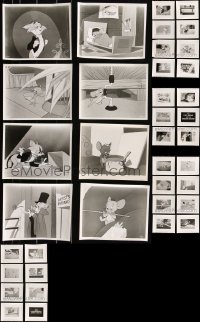 3s0560 LOT OF 38 TOM & JERRY 1960S RE-RELEASE 8X10 STILLS R1960s Hanna-Barbera cat & mouse cartoon!