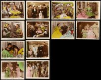 3s0585 LOT OF 12 COLOR 8X10 STILLS 1940s great scenes from a variety of different movies!