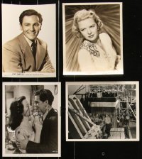 3s0590 LOT OF 4 8X10 STILLS 1940s great portraits of John Garfield, Vivien Leigh & more!