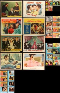 3s0366 LOT OF 35 LOBBY CARDS 1940s-1970s complete & incomplete sets from a variety of movies!