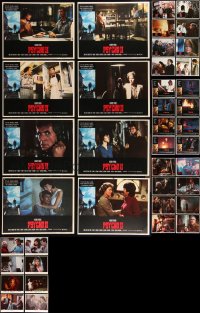 3s0364 LOT OF 40 1980S LOBBY CARDS 1980s complete sets from five different horror movies!