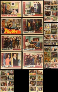 3s0358 LOT OF 56 PRE-1945 LOBBY CARDS 1930s-1945 incomplete sets from a variety of movies!