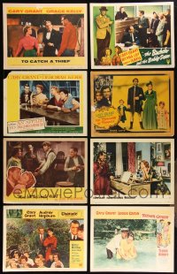 3s0373 LOT OF 24 CARY GRANT LOBBY CARDS 1940s-1950s great scenes from several of his movies!