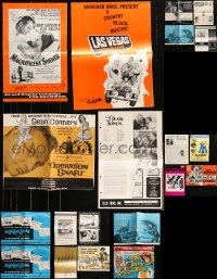 3s0448 LOT OF 20 UNCUT PRESSBOOKS 1950s-1970s advertising for a variety of different movies!