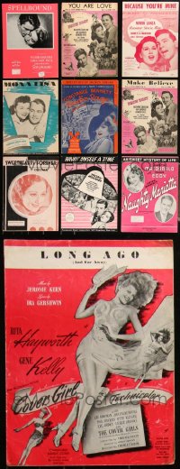 3s0484 LOT OF 28 MOVIE SHEET MUSIC 1920s-1950s great songs from a variety of different movies!