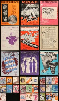 3s0480 LOT OF 33 MOVIE SHEET MUSIC 1920s-1950s great songs from a variety of different movies!