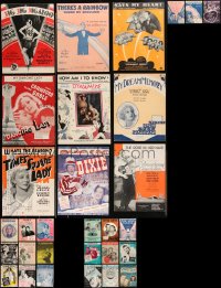 3s0481 LOT OF 30 MOVIE SHEET MUSIC 1920s-1950s great songs from a variety of different movies!