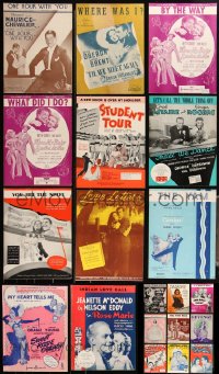 3s0483 LOT OF 29 SHEET MUSIC 1920s-1950s great songs from a variety of different movies!