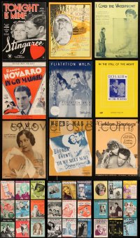 3s0474 LOT OF 45 MOVIE SHEET MUSIC 1920s-1950s great songs from a variety of different movies!