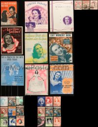 3s0482 LOT OF 30 DEANNA DURBIN ENGLISH & U.S. SHEET MUSIC 1930s-1940s a variety of songs!