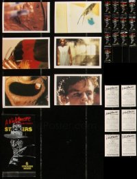 3s0521 LOT OF 13 NIGHTMARE ON ELM STREET PROMO STICKERS 1984 includes 13 packs of 6 stickers each!