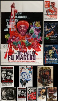 3s0279 LOT OF 13 ONE-SHEETS & MISCELLANEOUS ITEMS 1960s-2000s cool images from a variety of movies!