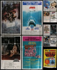 3s0508 LOT OF 12 FOLDED TOPPS POSTERS 1981 Star Wars, Jaws, Empire Strikes Back, Superman & more!