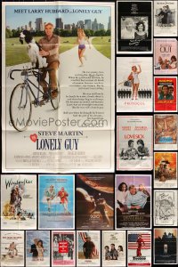 3s0401 LOT OF 47 FOLDED ONE-SHEETS 1980s great images from a variety of different movies!