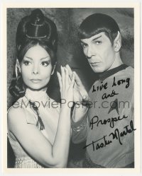 3t1121 ARLENE MARTEL signed 8x10 REPRO photo 1980s great portrait as Spock's Vulcan bride T'Pring!