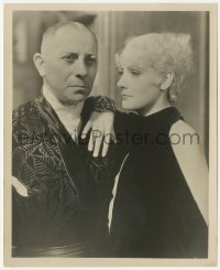 3t1329 AS YOU DESIRE ME 8x10 still 1932 close portrait of blonde Greta Garbo & Erich von Stroheim