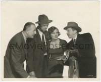 3t1330 ASPHALT JUNGLE candid deluxe 8x10 still 1950 Hayden, Jean Hagen, Louis Calhern, Sam Jaffe!