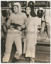 3t1335 BEAU GESTE candid 7.75x9.5 still 1939 Gary Cooper & newly discovered Susan Hayward on set!