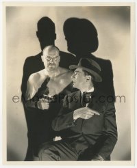 3t1337 BELA LUGOSI 8x10 still 1930s great moody portrait with barechested man holding gun!