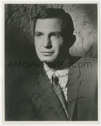 3t1125 BEN GAZZARA signed 8x10 REPRO photo 1980s great portrait of the actor wearing suit & tie!