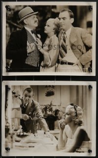 3t1672 BOMBSHELL 2 8x10 stills 1933 great images of sexy Jean Harlow w/ Lee Tracy and Frank Morgan!