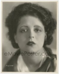 3t1355 CLARA BOW 7.5x9.75 still 1930s head & shoulders super close portrait with enigmatic look!