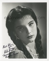 3t1136 DEBRA PAGET signed 8x10 REPRO photo 1990s c/u as Native American Indian in Broken Arrow!