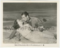 3t1367 DEVIL & THE DEEP 8x10.25 still 1932 romantic c/u of Gary Cooper & sexy Tallulah Bankhead!