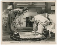 3t1369 DODSWORTH 8.25x10.25 still 1936 Mary Astor & Walter Huston reading map on floor!