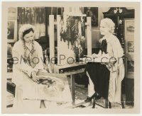 3t1372 DONE IN OIL 8.25x10 still 1934 Thelma Todd & Patsy Kelly compare their oil paintings!