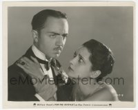 3t1386 FOR THE DEFENSE 8x10 still 1930 c/u of Kay Francis staring quizzically at Powell!