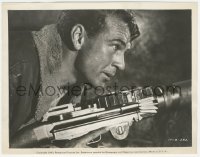 3t1387 FOR WHOM THE BELL TOLLS 8x10 still 1943 best super close up of Gary Cooper at film's climax!