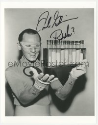 3t1143 FRANK GORSHIN signed 8x10 REPRO photo 1980s as The Riddler with test tubes from Batman!