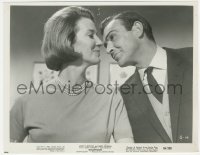 3t1401 GOLDFINGER 8x10 still 1964 Sean Connery as James Bond with Lois Maxwell as Miss Moneypenny!