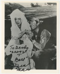 3t1148 HOWARD MORRIS signed 8x10 REPRO photo 1980s with Don Knotts in The Andy Griffith Show!